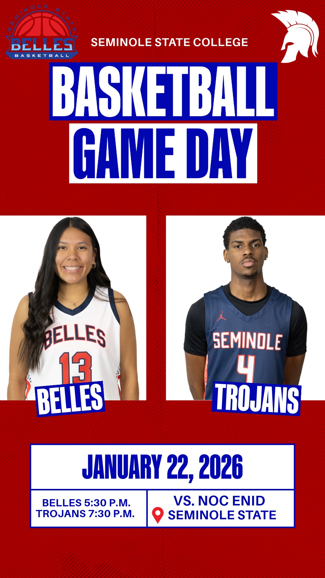Home Basketball Games 01/22/26