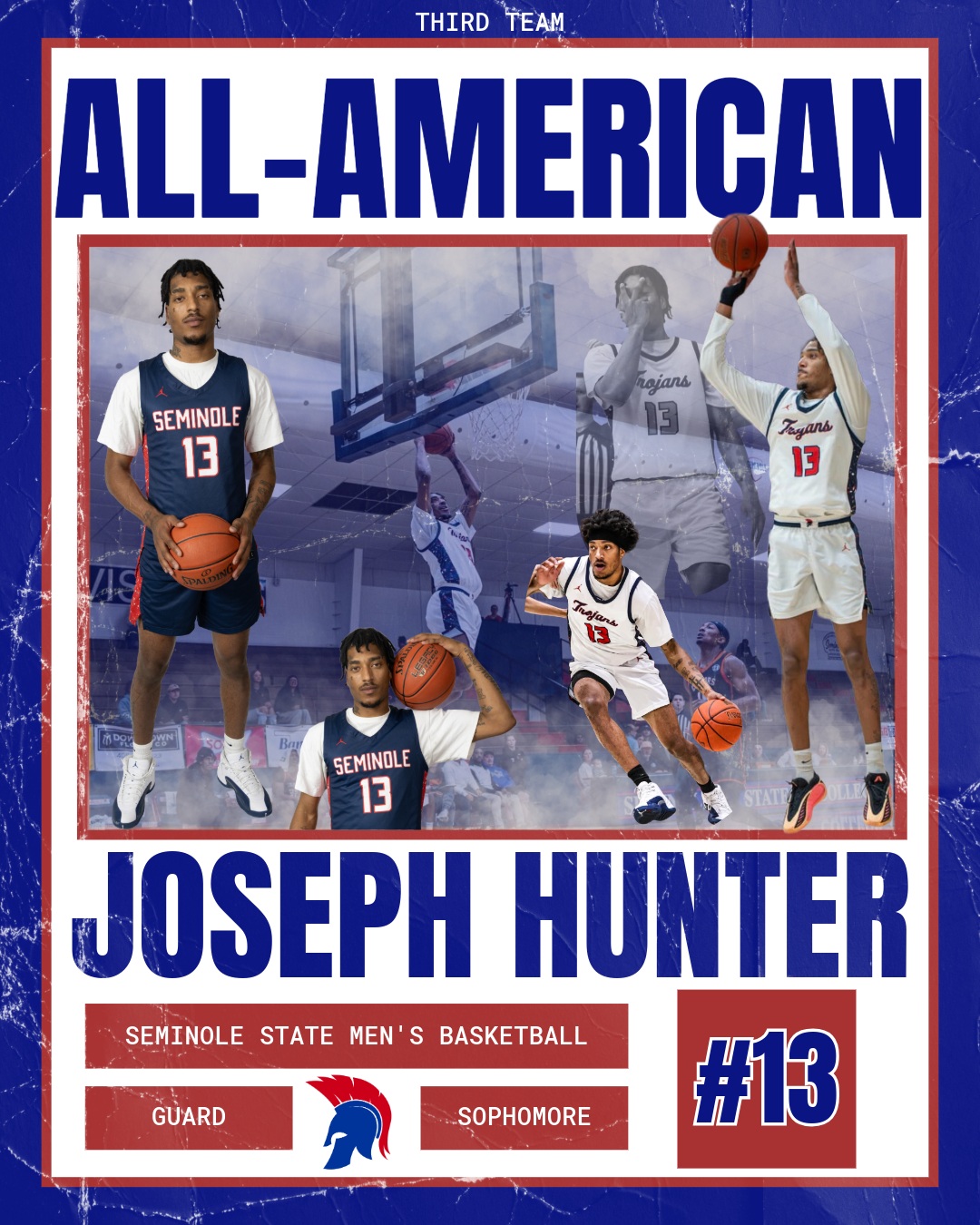 Jojo Hunter Named NJCAA DI All-American