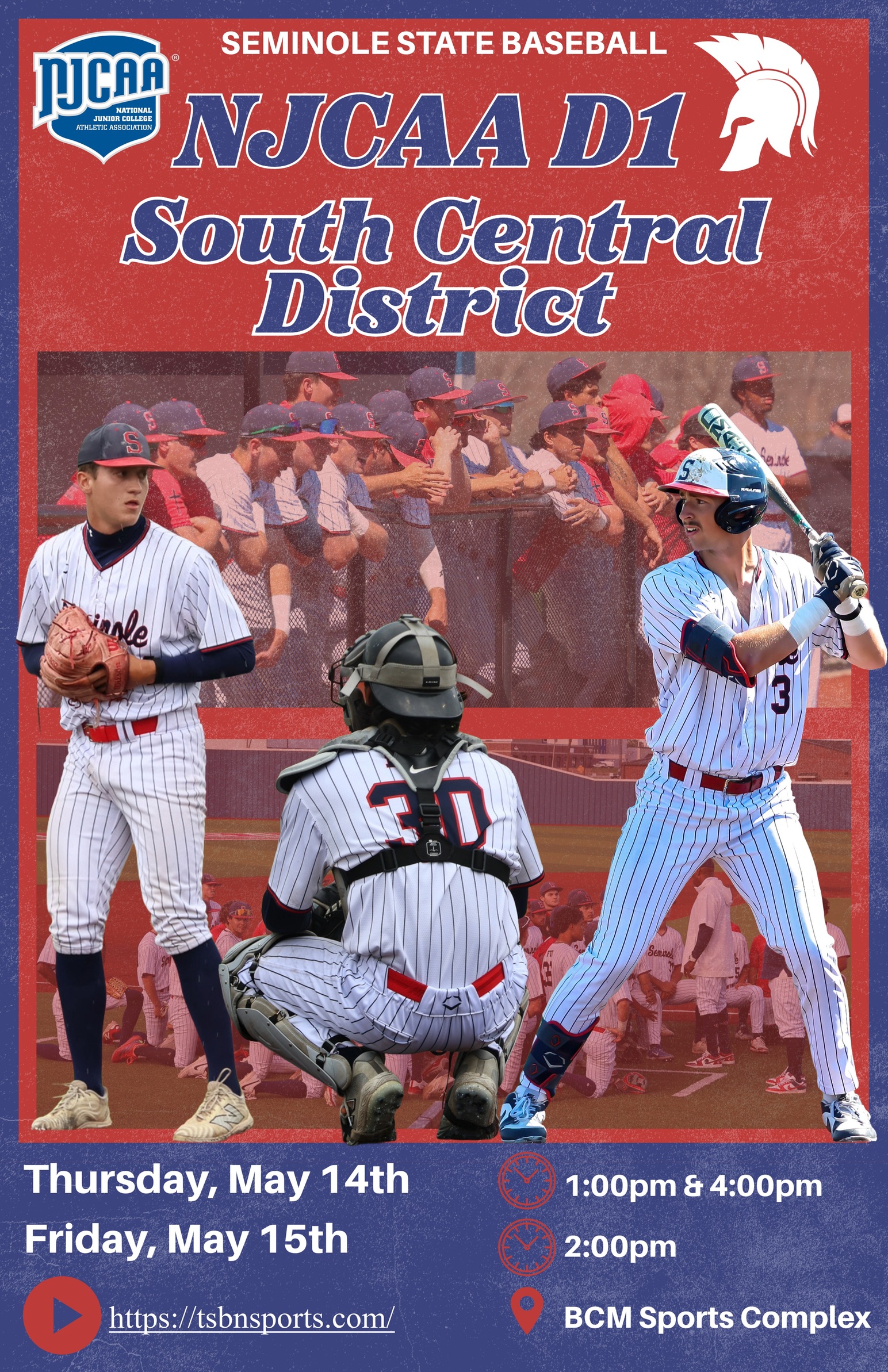 Trojan Baseball Host South Central District Tournament